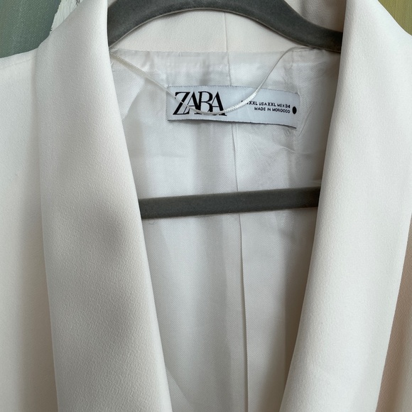 NWT Zara double breasted tuxedo blazer jacket XXL - Picture 7 of 9